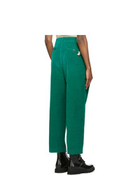 Gucci Green Corduroy Trousers