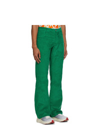 ERL Green Corduroy Trousers