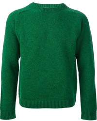 Green Crew-neck Sweater