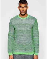 Asos Brand Sweater In Twist Yarn