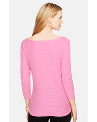 Lauren Ralph Lauren Cable Bateau Neck Sweater
