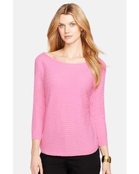 Lauren Ralph Lauren Cable Bateau Neck Sweater