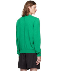 The Row Green Benji Sweater
