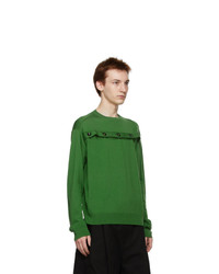 Bottega Veneta Green Button Vent Sweater