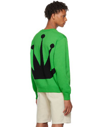 Stussy Green Cotton Sweater
