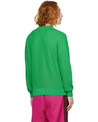 AMI Alexandre Mattiussi Green Cotton Sweater