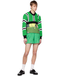 Adam Jones Green Football Scarf Sweater