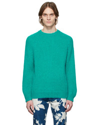 Erdem Green Mohair Noel Sweater