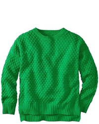 Honeycomb Chunky Knit Sweater