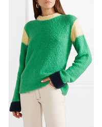 Eckhaus Latta Kermit Color Block Knitted Sweater