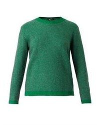Jil Sander Navy Chequered Sweater