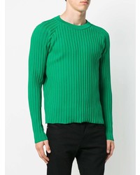 AMI Alexandre Mattiussi Ribbed Raglan Sleeves Sweater