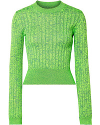 MM6 MAISON MARGIELA Space Dyed Ribbed Knit Sweater