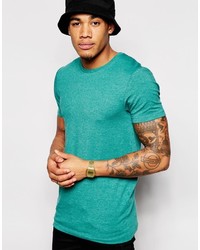 Asos Brand Fitted Fit T Shirt With Crew Neck And Stretch