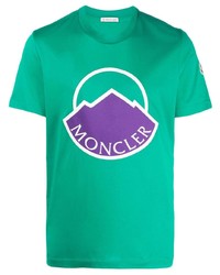 Moncler Double Logo Short Sleeve T Shirt