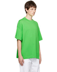 AMI Alexandre Mattiussi Green Ami De Cur T Shirt