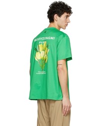 Wooyoungmi Green Cotton T Shirt