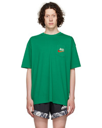 Nike Green Cotton T Shirt