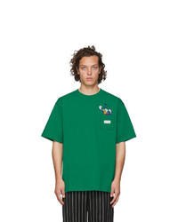 Gcds Green Donald Duck Pocket T Shirt