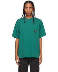 Brain Dead Green Heavyweight Pocket T Shirt