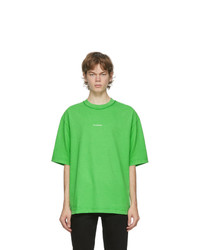 Acne Studios Green Logo T Shirt