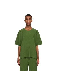 Homme Plissé Issey Miyake Green Monthly Colors September T Shirt