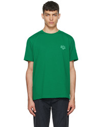 A.P.C. Green Raymond T Shirt