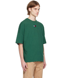 Tommy Jeans Green Split T Shirt