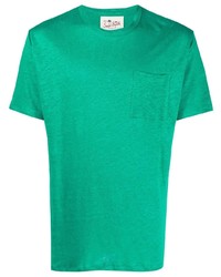 MC2 Saint Barth Linen Round Neck T Shirt