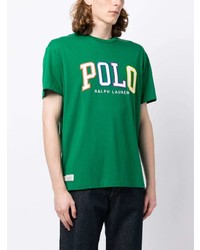 Polo Ralph Lauren Logo Patch Jersey Cotton T Shirt