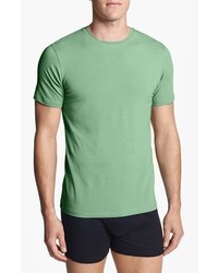 Naked Classic Crewneck Stretch Cotton T Shirt Chill Green Large