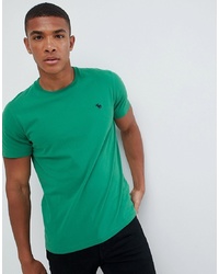 Abercrombie & Fitch Pop Icon Crew Neck T Shirt In Pine Green