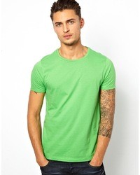 Asos T Shirt With Crew Neck Green