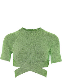 Alexander Wang T By Cropped Stretch Knit Top