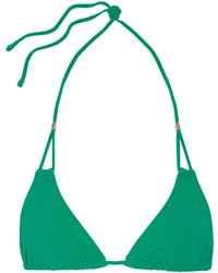 Heidi Klein Key West Cutout Triangle Bikini Top Jade