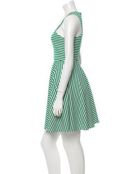 Torn By Ronny Kobo Striped Flared Dress