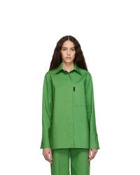 Kwaidan Editions Green Bonded Shirt