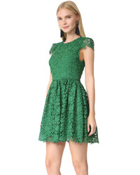 Alice + Olivia Corina Cap Sleeve Party Dress