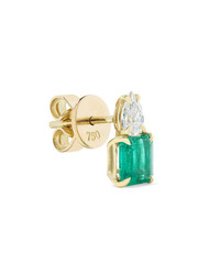 Anita Ko 18 Karat Gold Emerald And Diamond Earring