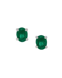 Wouters & Hendrix Gold 18kt Gold And Emerald Stud Earrings