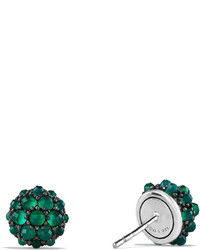 David Yurman Osetra Green Onyx Stud Earrings