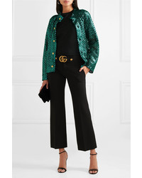 Gucci Sequined Open Knit Jacket