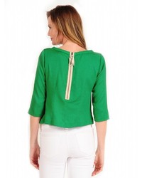 Tracy Reese Embellished Palm Tee
