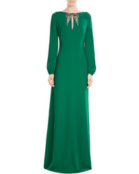 Roberto Cavalli Floor Length Dress With Embellisht