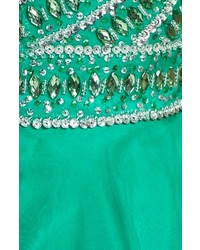 Sherri Hill Embellished Strapless Gown