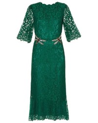 Women's Green Lace Dresses by Dolce & Gabbana | Lookastic