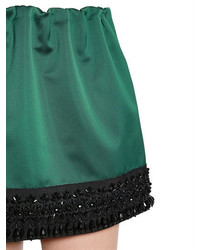 N°21 Embellished Duchesse Mini Skirt