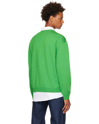 Kenzo Green Paris Tiger Tail K Sweater