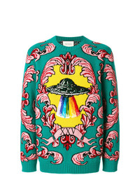 Gucci Sweater With Ufo Appliqu