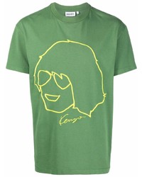 Kenzo Embroidered Portrait T Shirt